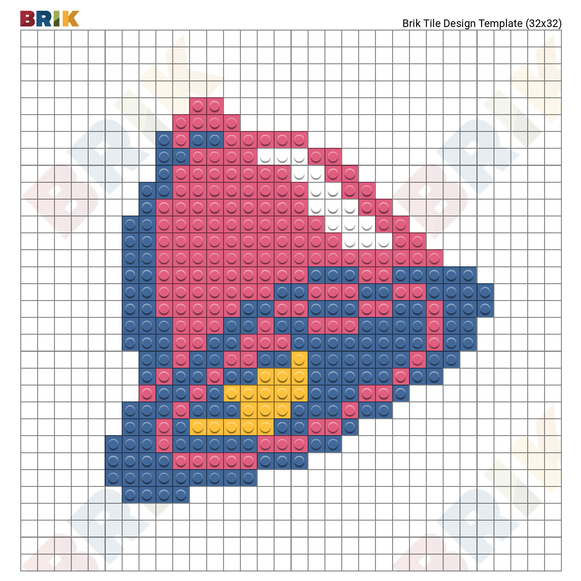 Taco Bell Pixel Art Brik