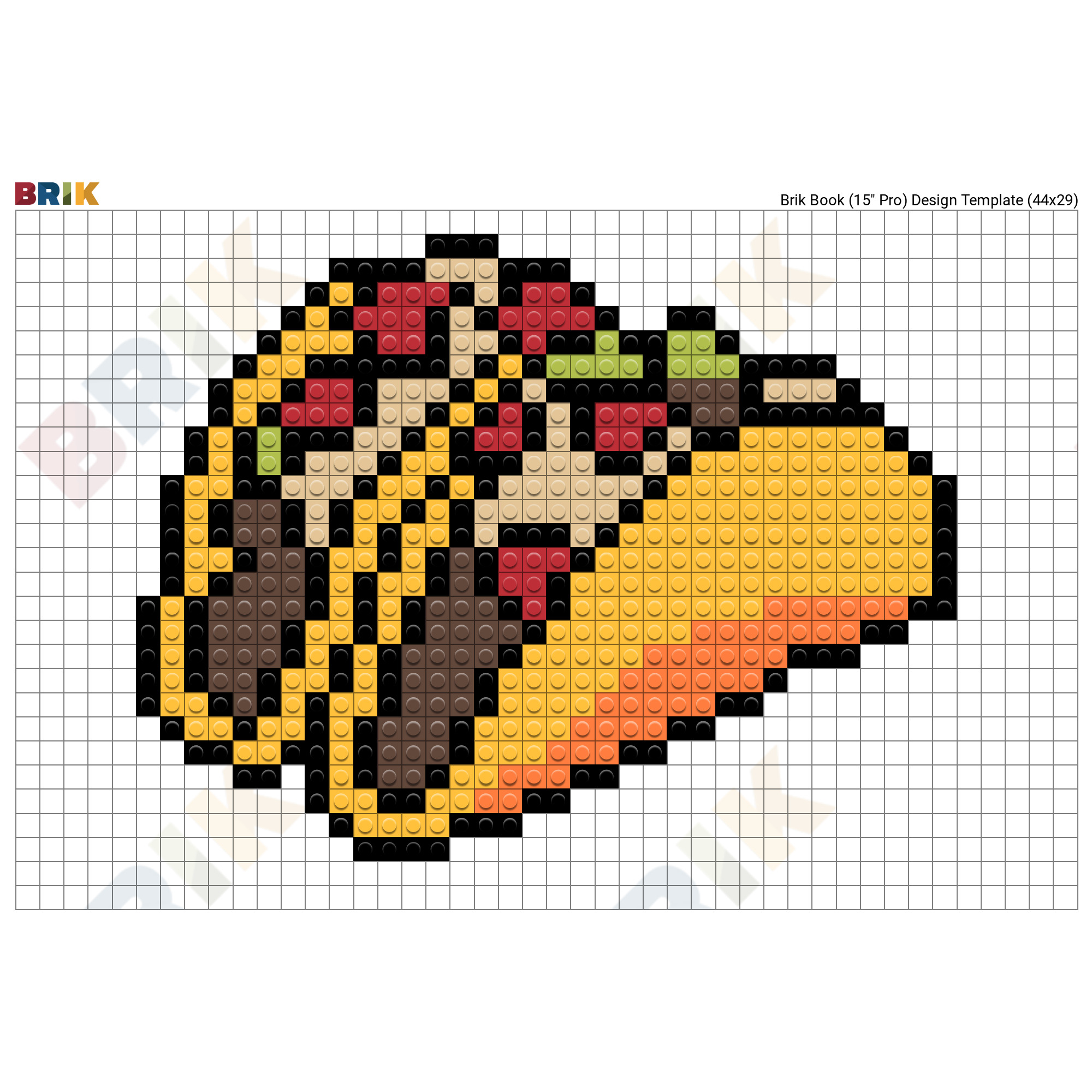 Featured image of post The Best 25 Easy Pixel Art Food Grid