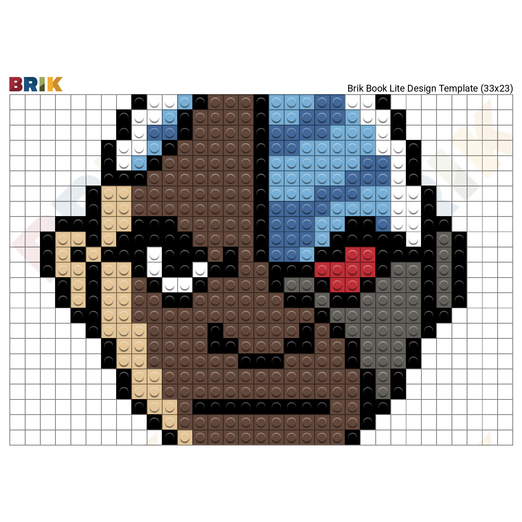 Teen Titans Cyborg Pixel Art – BRIK