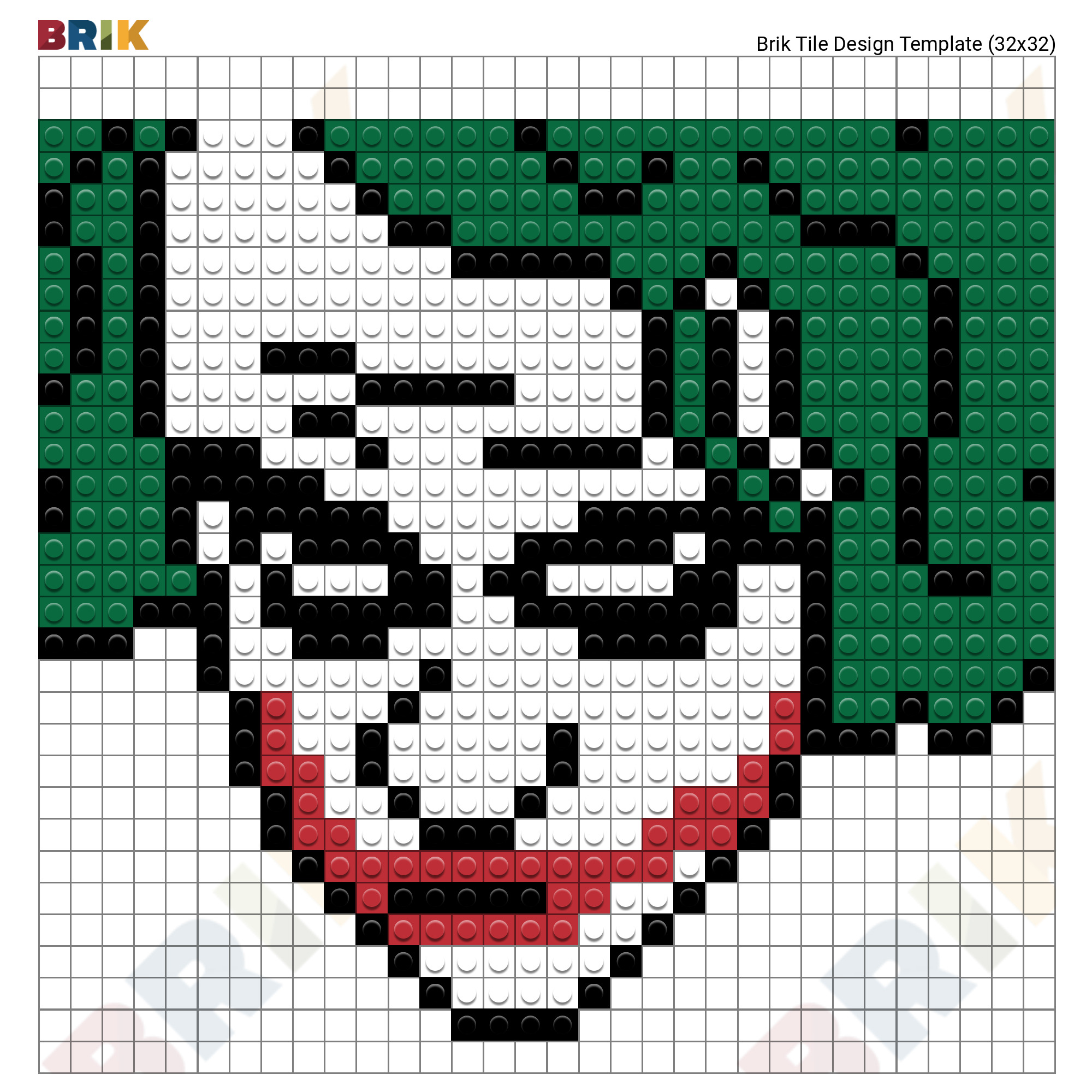 The Joker Pixel Art – BRIK