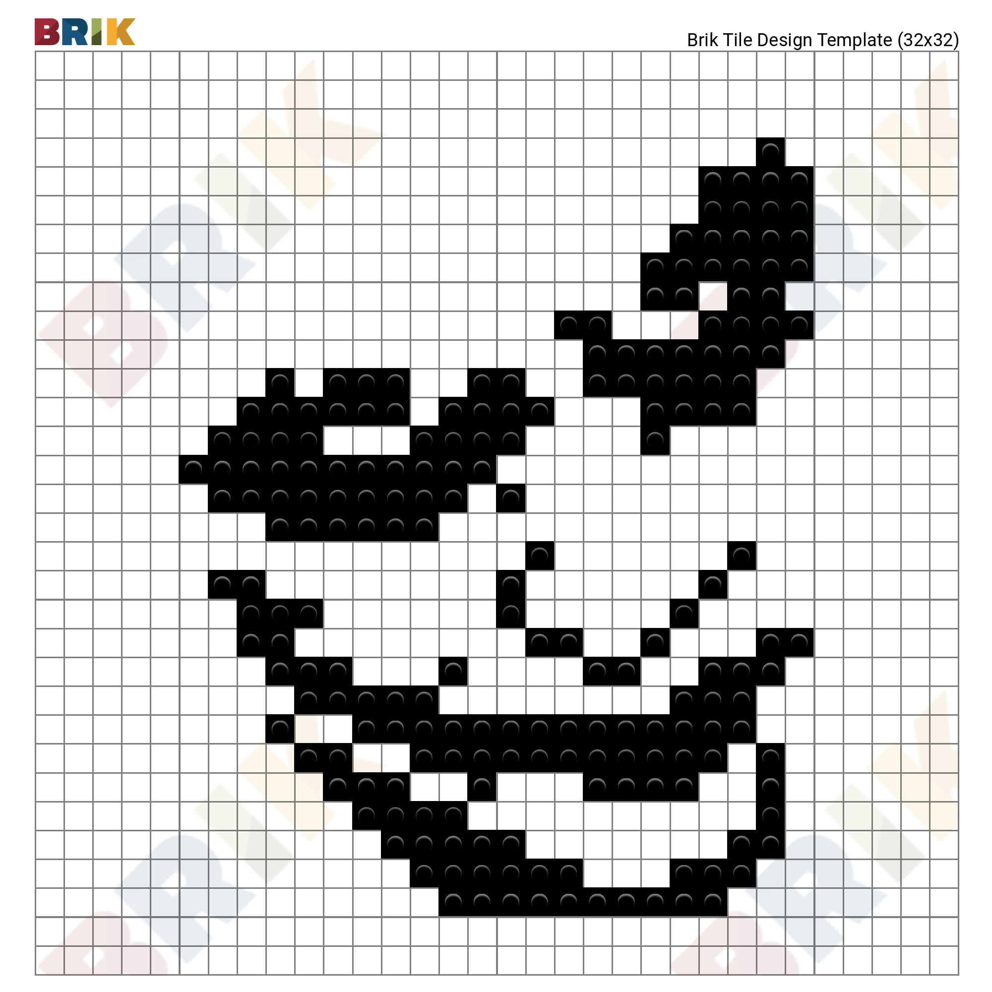 The Joker Pixel Art – BRIK