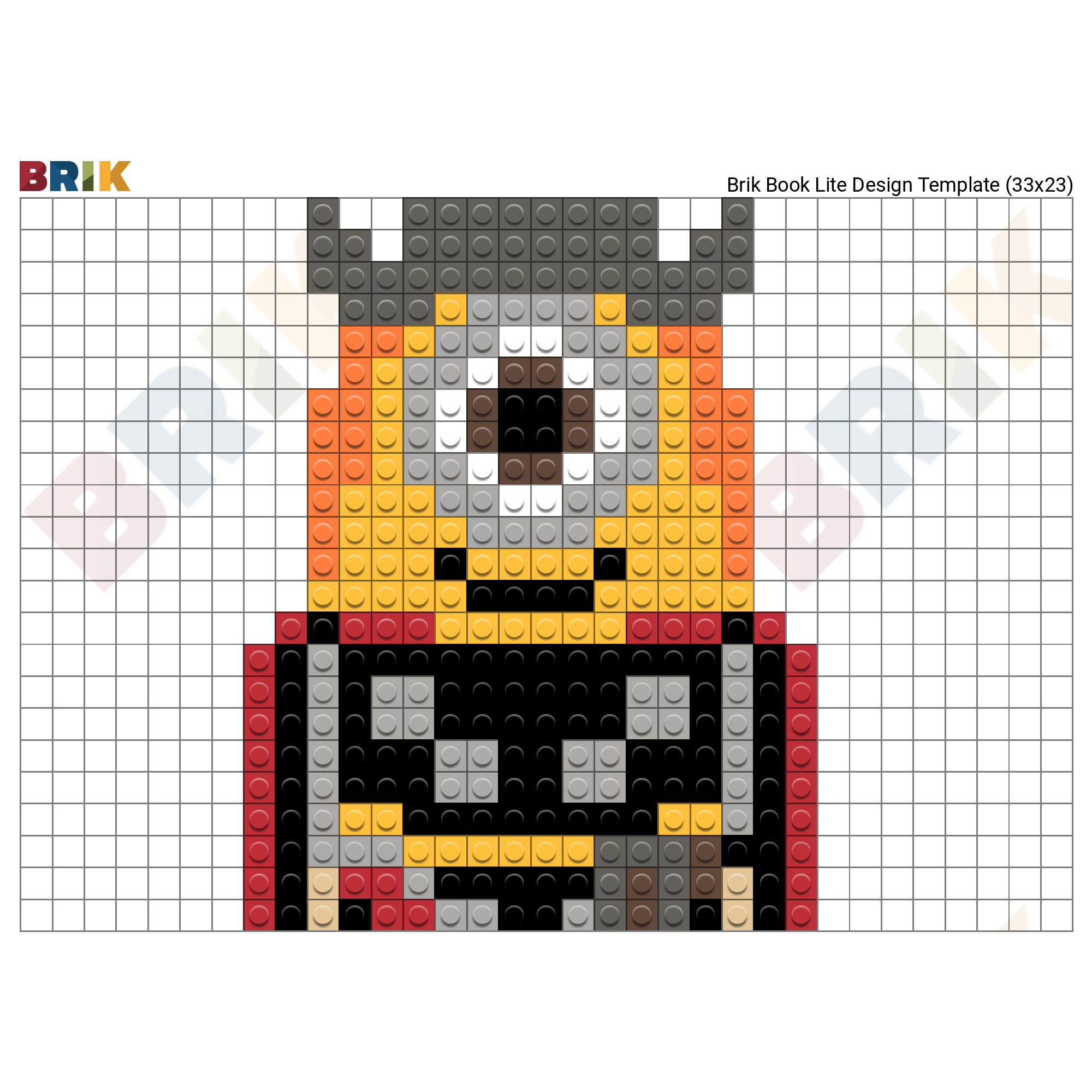 Thor Minion Pixel Art Brik