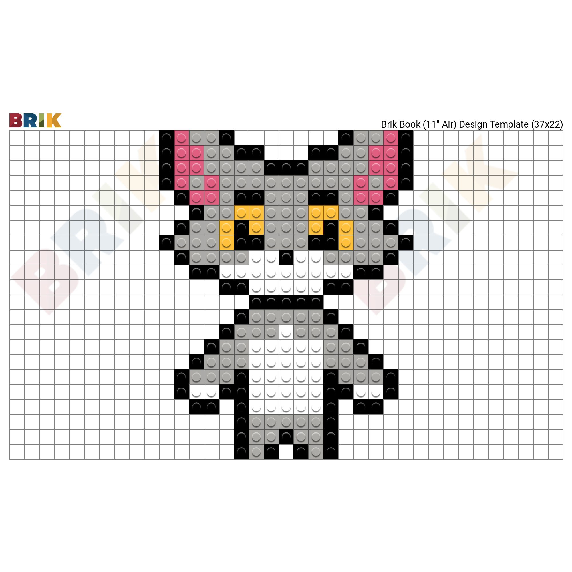 Tom Cat Pixel Art Brik