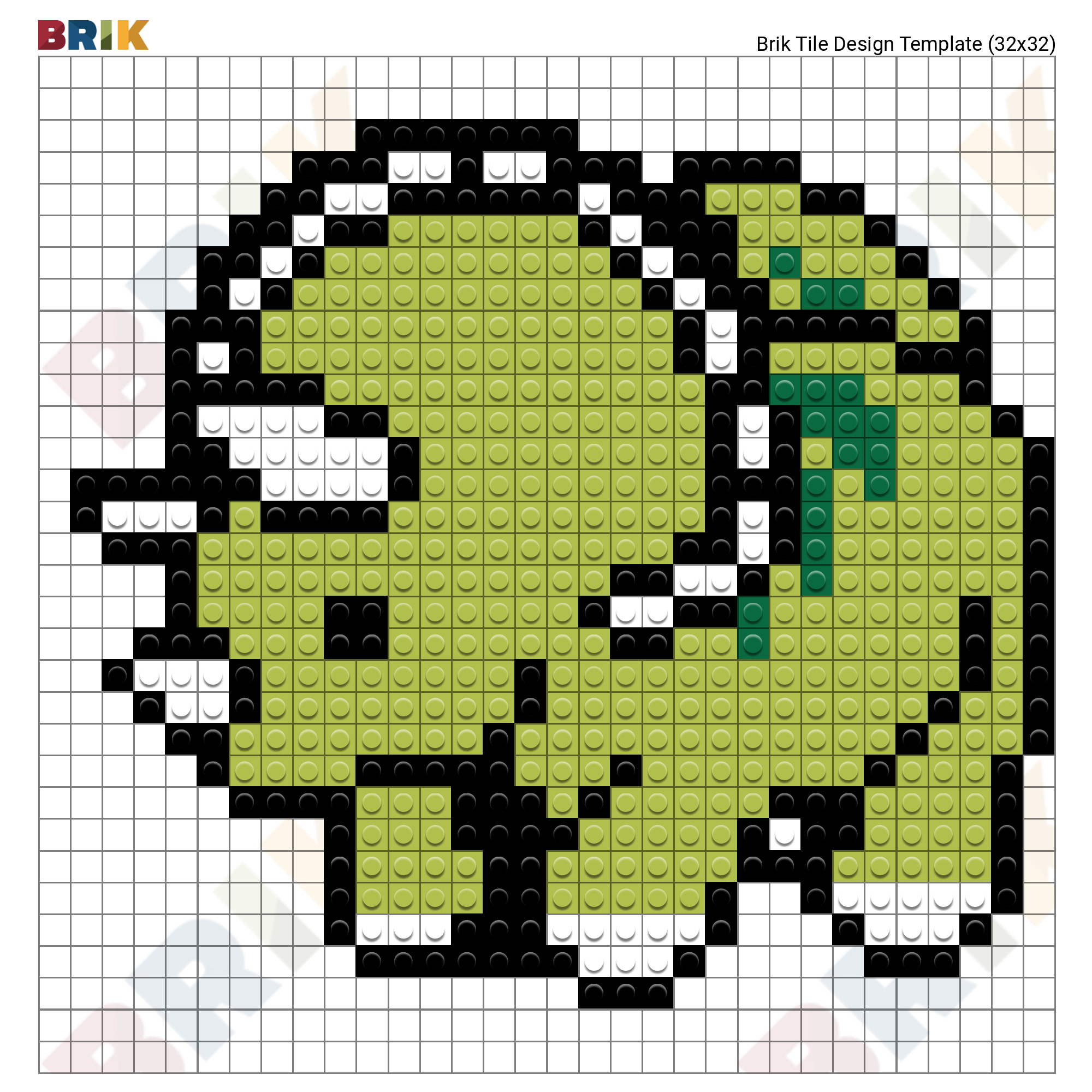 3 headed T-rex.. 32x32 pixel art : r/PixelArt