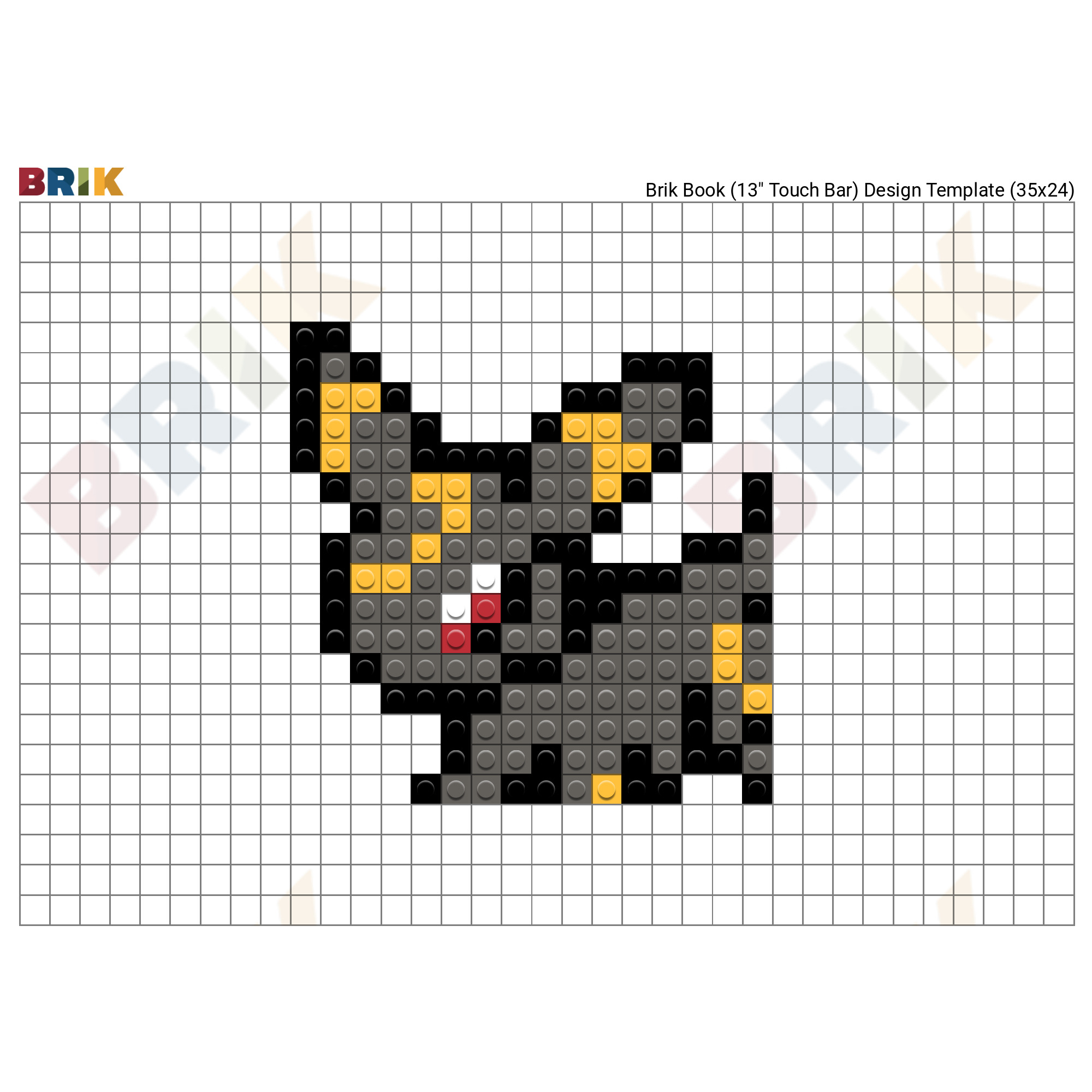 Pokemon Umbreon Pixel Art – BRIK