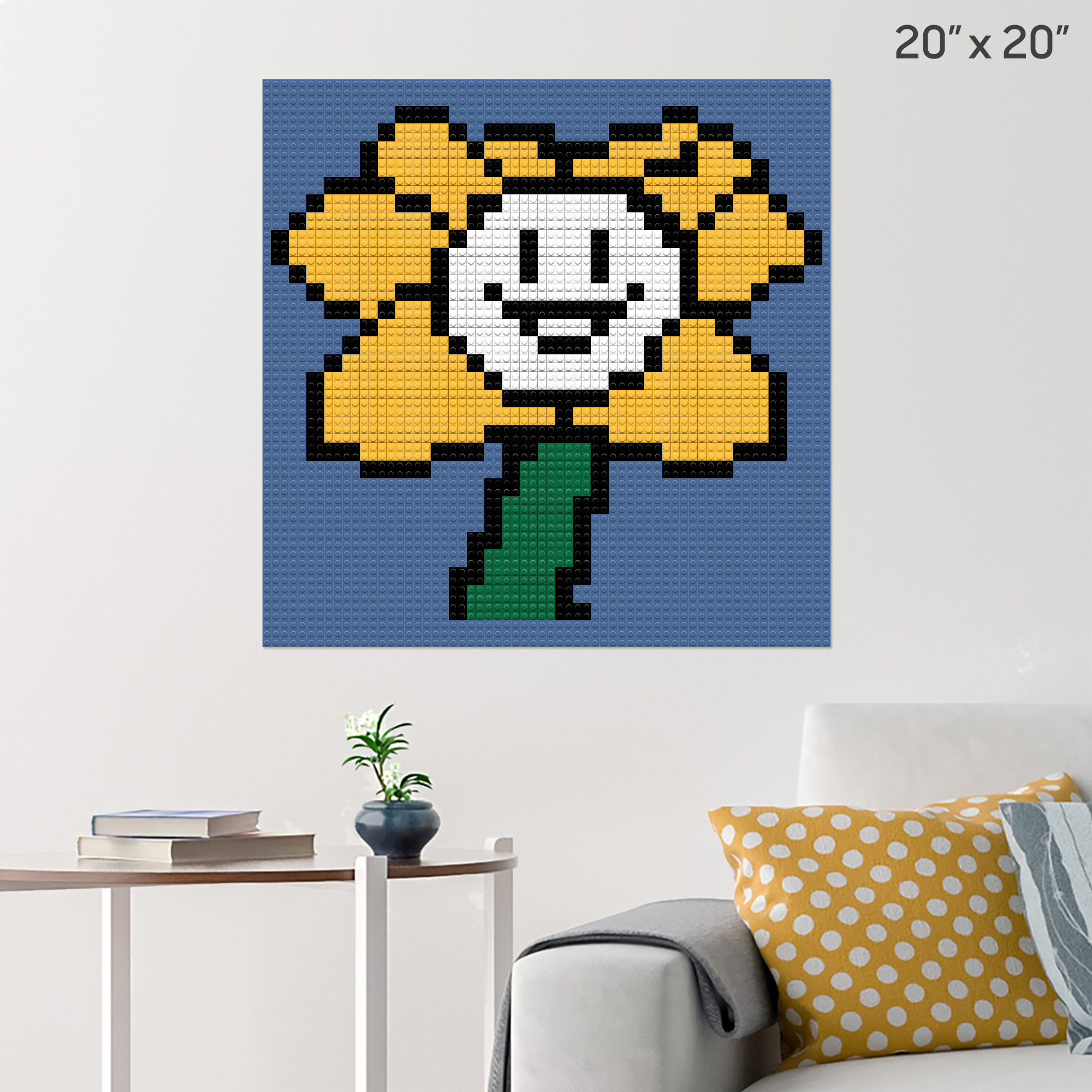 Undertale Flowey Pixel Art Brik