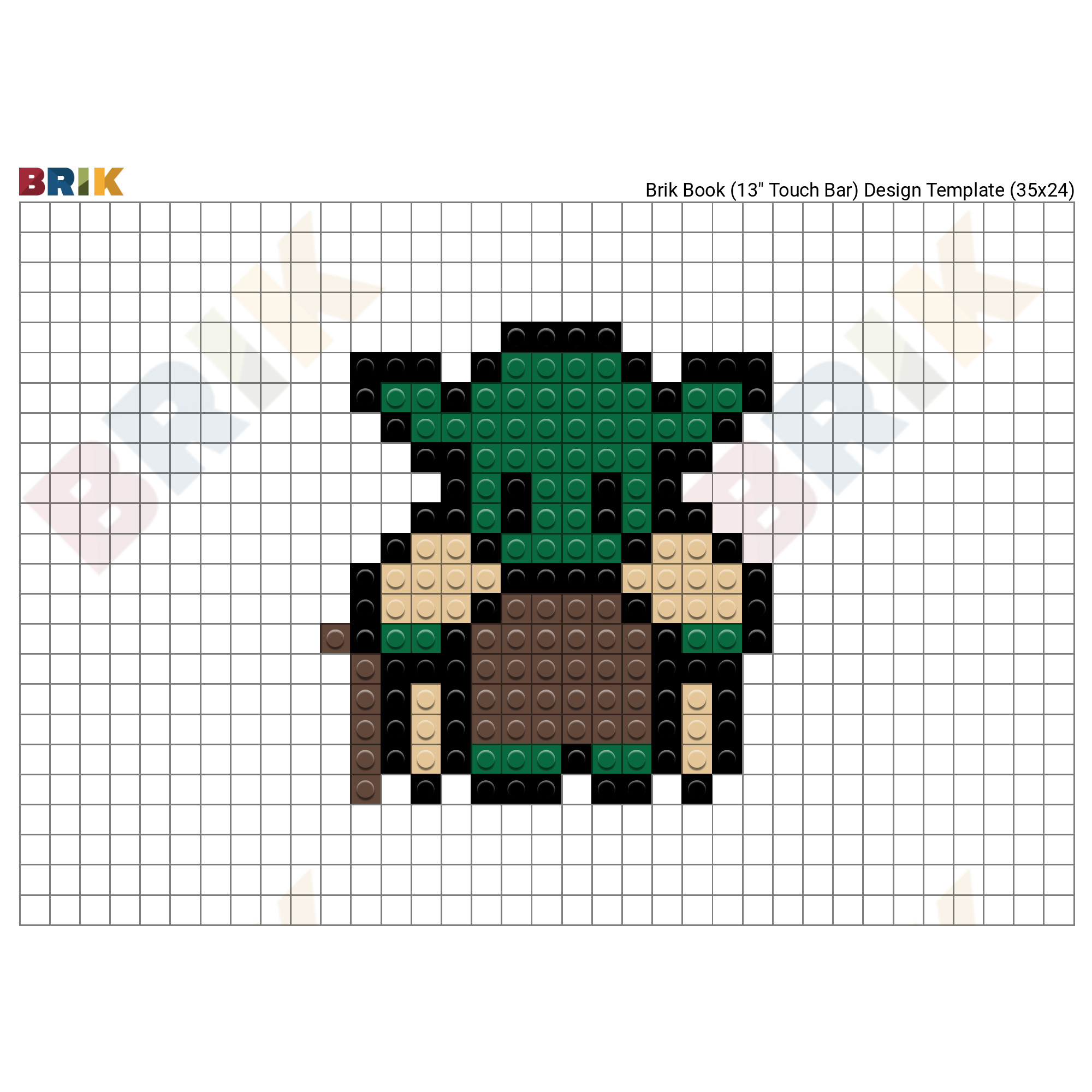 Baby Yoda Pixel Art, Star Wars Pixel Art