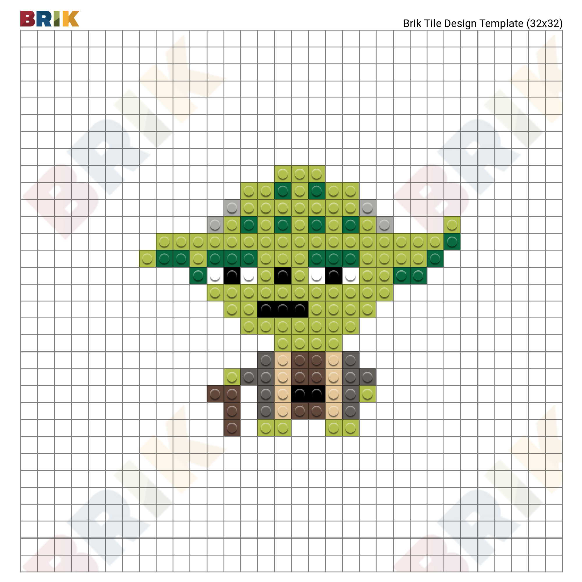 Baby Yoda Pixel Art, Star Wars Pixel Art