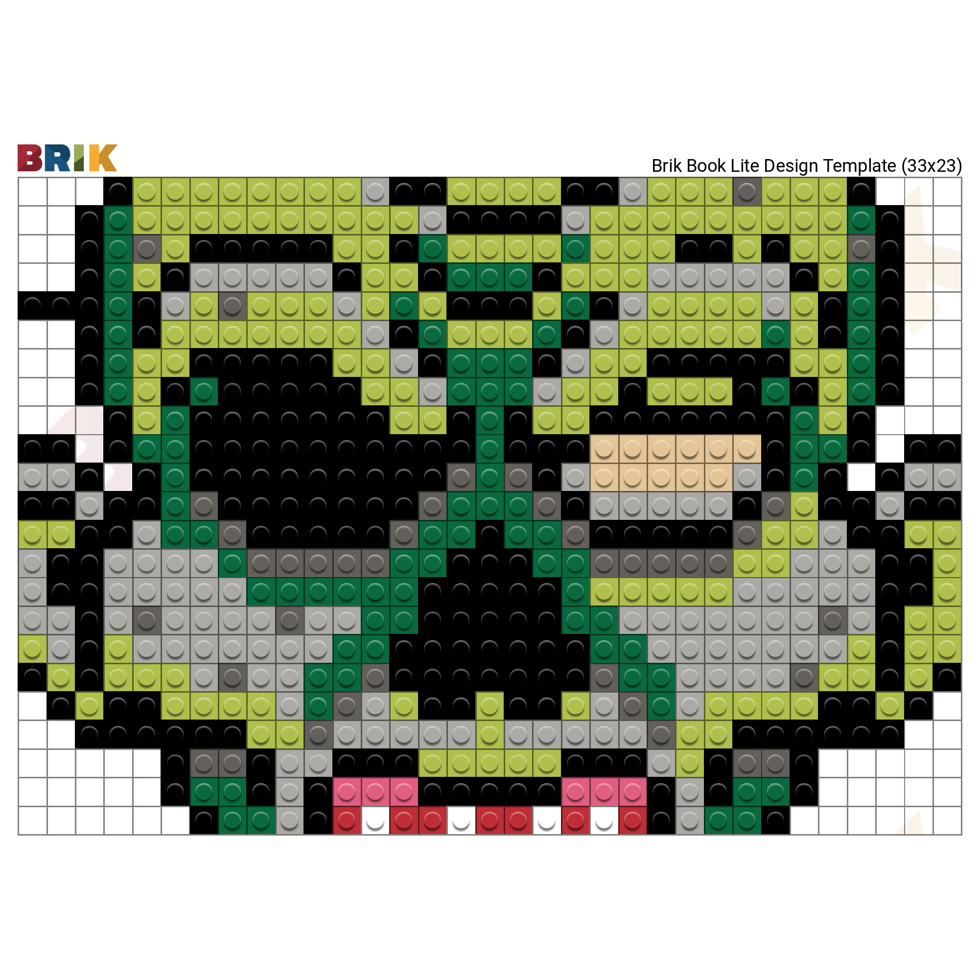 Scary face pixel art